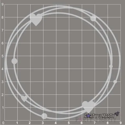 scrapki beermata ramka okragla everett 90x88 mm