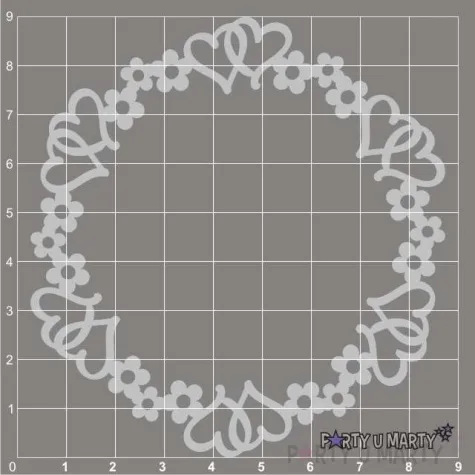 scrapki beermata ramka okragla roseville 84x90 mm