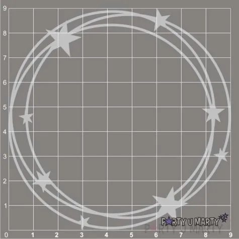 scrapki beermata ramka okragla surprise 90x90 mm