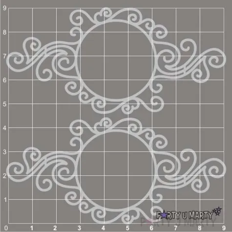 scrapki beermata ramka savannah 92x44 mm 2 szt