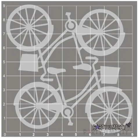 scrapki beermata rower 85x54 mm 2 szt