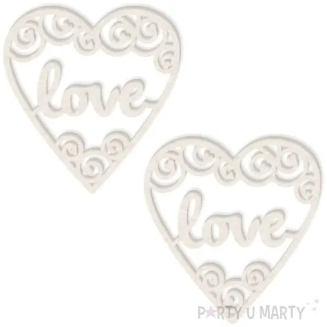 scrapki beermata serce love 47x50 mm 2 szt