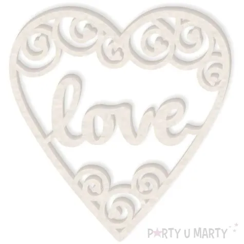 scrapki beermata serce love 47x50 mm 2 szt