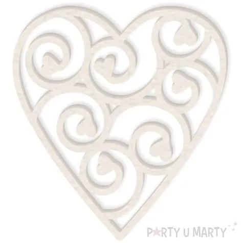 scrapki beermata serce serduszkowe 54x58 mm 2 szt