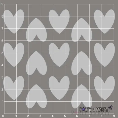 scrapki beermata serduszka vintage 17x20 mm 15 szt