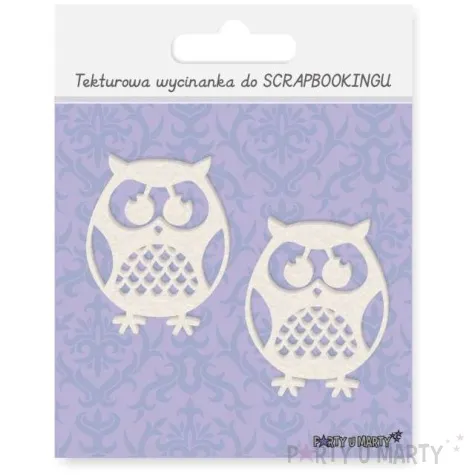 scrapki beermata sowa 39x50 mm 2 szt