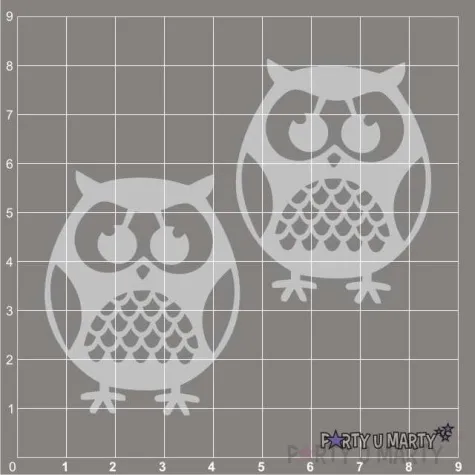 scrapki beermata sowa 39x50 mm 2 szt