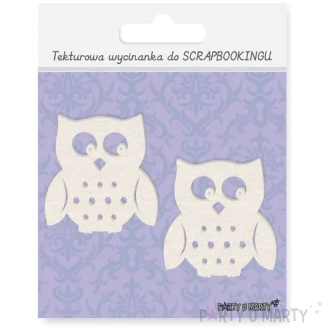 scrapki beermata sowa 47x50 mm 2 szt