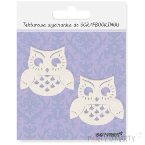 scrapki beermata sowa 54x50 mm 2 szt