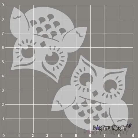 scrapki beermata sowa 54x50 mm 2 szt