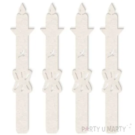 scrapki beermata swieca do chrztu 16x90 mm 4 szt