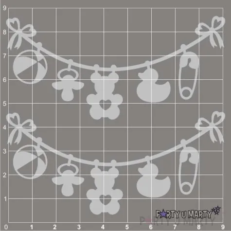 scrapki beermata sznureczek zabawki 92x43 mm 2 szt