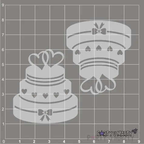 scrapki beermata tort 43x50 mm 2 szt