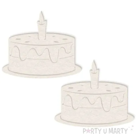 scrapki beermata tort 58x48 mm 2 szt