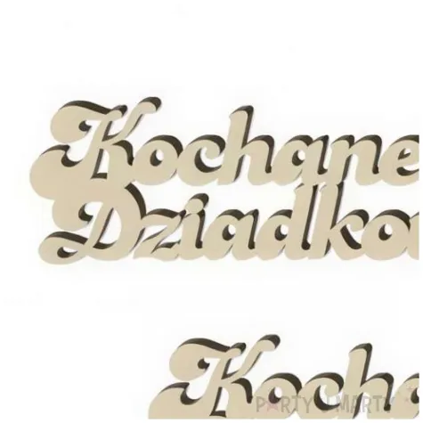 scrapki drewniane dekoracja na dzien dziadka kochanemu dziadkowi 90x30 mm 3 szt