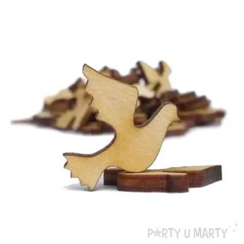 scrapki drewniane komunia golabki 20 mm 10 szt