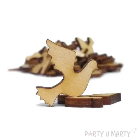 scrapki drewniane komunia golabki 20 mm 100 szt