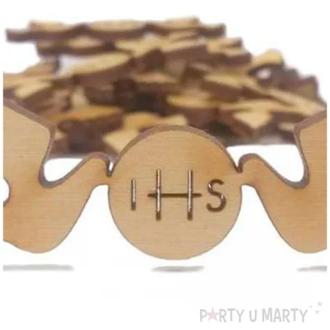 scrapki drewniane komunia golabki hostia ihs 50 mm 100 szt