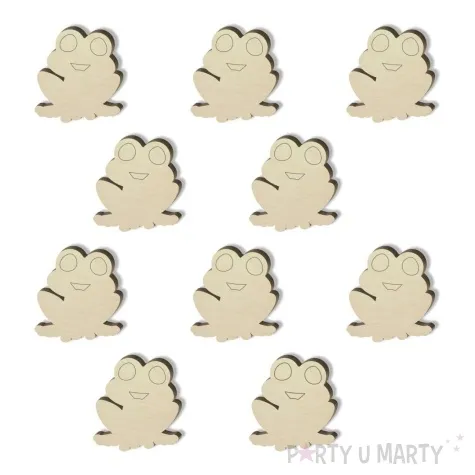 scrapki drewniane usmiechniete zabunie 30 mm 10 szt