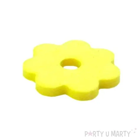 scrapki ps001 pvc kwiatki zolte 21 szt