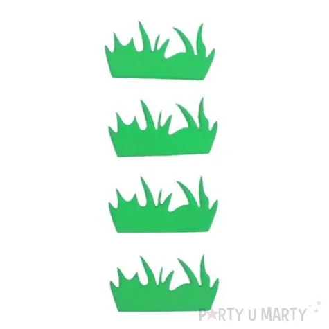 scrapki ps011 pvc trawa 4 szt