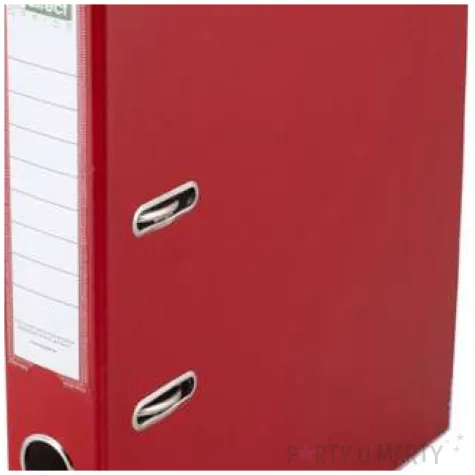 segregator a4 czerwony d rect 50 mm