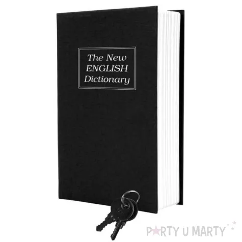 sejf ksiazkowy the new english dictionary czarny
