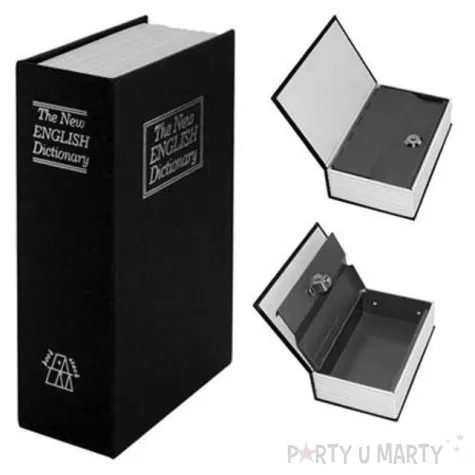 sejf ksiazkowy the new english dictionary czarny