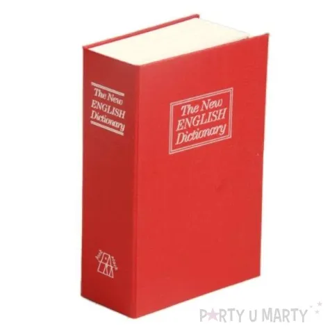 sejf ksiazkowy the new english dictionary czerwony