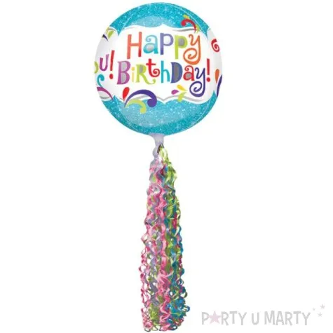 serpentyna dekoracja do balonu ogon amscan 15 x 86 cm