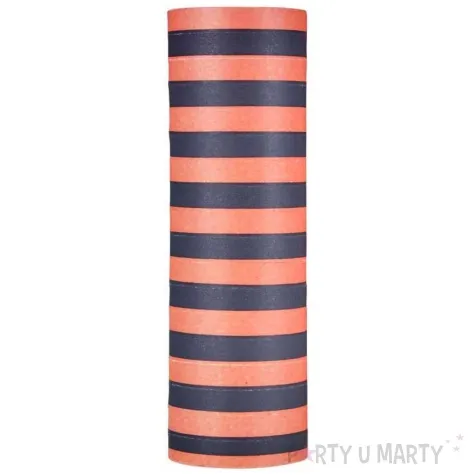 serpentyna halloween paski czarny pomaranczowy arpex 18 szt