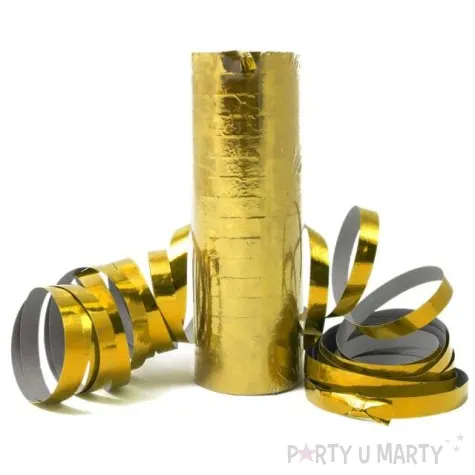 serpentyna holograficzna classic jednostronna zlota ebal 18 rolek