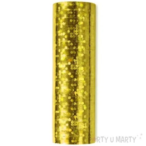 serpentyna holograficzna classic zlota godan 18 rolek