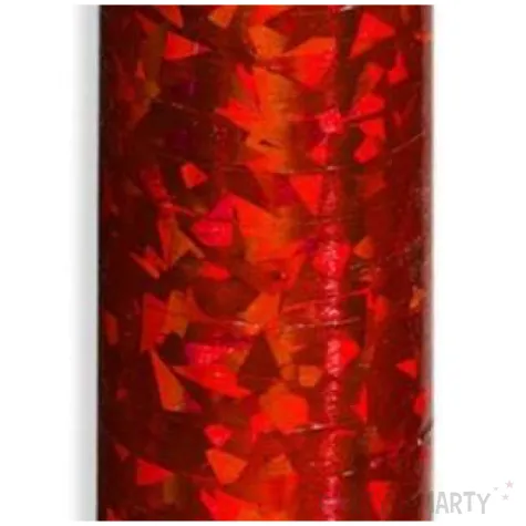 serpentyna holograficzna czerwona dekoracjepolska 19 rolek