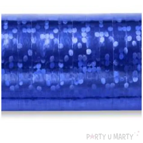 serpentyna holograficzna niebieska 18 rolek