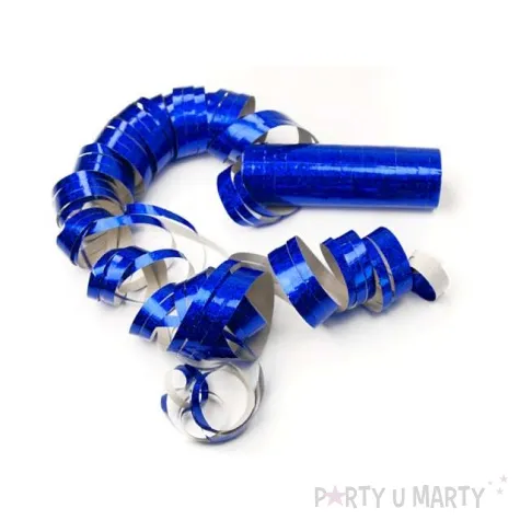 serpentyna holograficzna niebieska