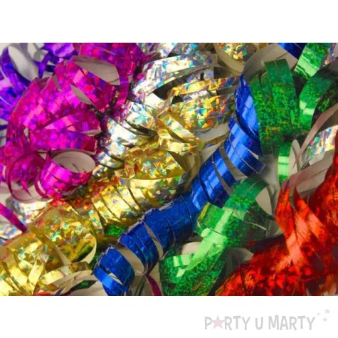 serpentyna holograficzna niebieska