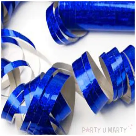 serpentyna holograficzna niebieska