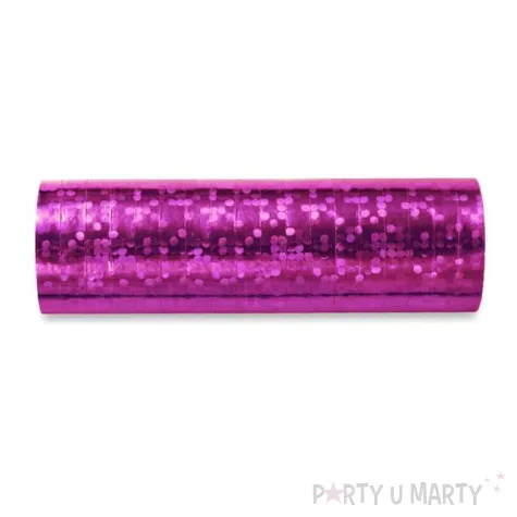 serpentyna holograficzna rozowa 18 rolek