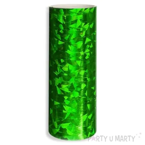 serpentyna holograficzna zielona dekoracjepolska 19 rolek