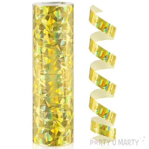 serpentyna holograficzna zloty godan 4 m 18 rolek