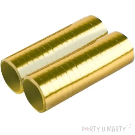 serpentyna metaliczna zlota folat 400 cm 2 szt