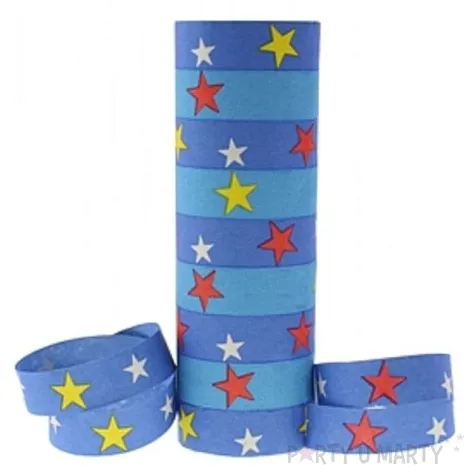 serpentyna papierowa dwustronna gwiazdki