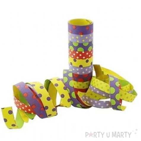 serpentyna papierowa dwustronna konfetti