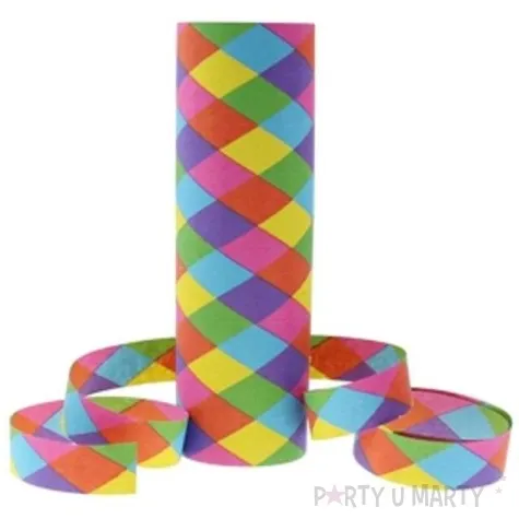 serpentyna papierowa dwustronna romby