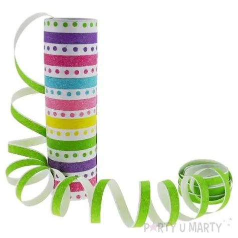 serpentyna papierowa groszki teczowa