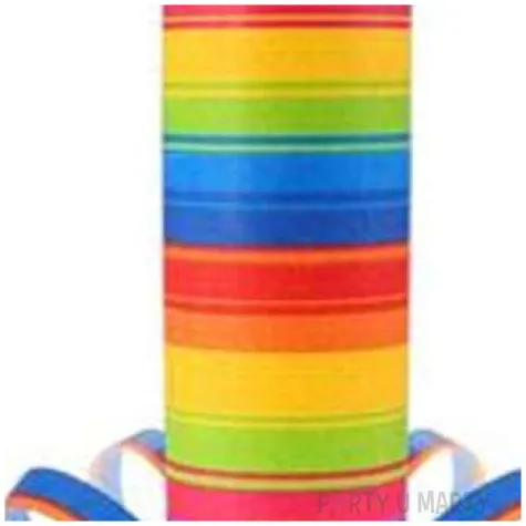 serpentyna teczowe paski godan 18 rolek