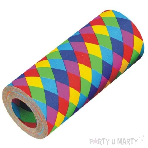 serpentyna teczowe romby amscan 1 4 x 1500 cm