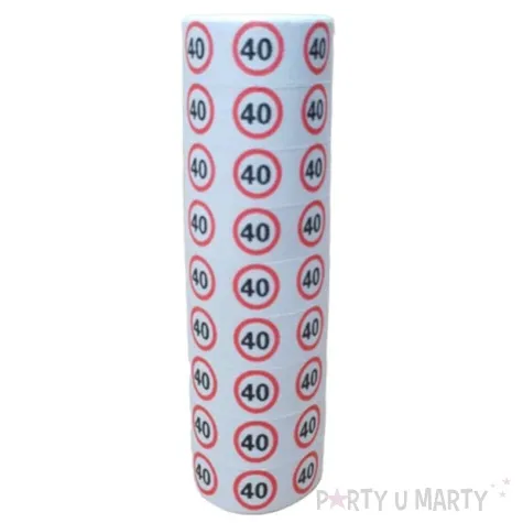 serpentyna traffic 40 urodziny top ten 9 szt