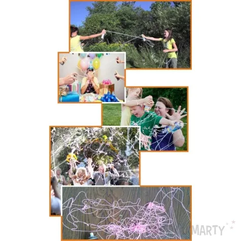 serpentyna w sprayu fluor niebieska 250 ml